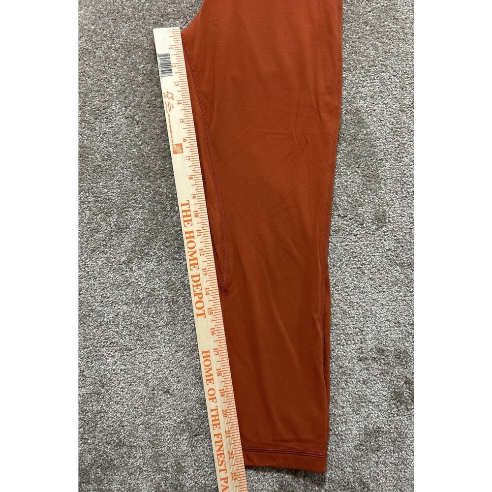 Lululemon Women’s 8 Align High-Rise Pant 23” Darker Orange  - Picture 2 of 8
